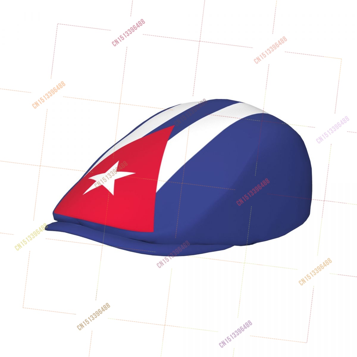 Newsboy Cap Ivy - Cuba Flag Men Women Flat Ivy