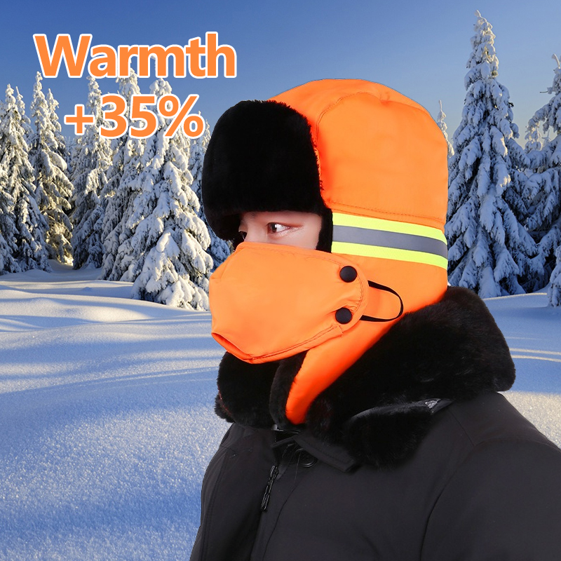 Winter Trapper Hat with Ear Fl - Winter Trapper Hat 评论和价格