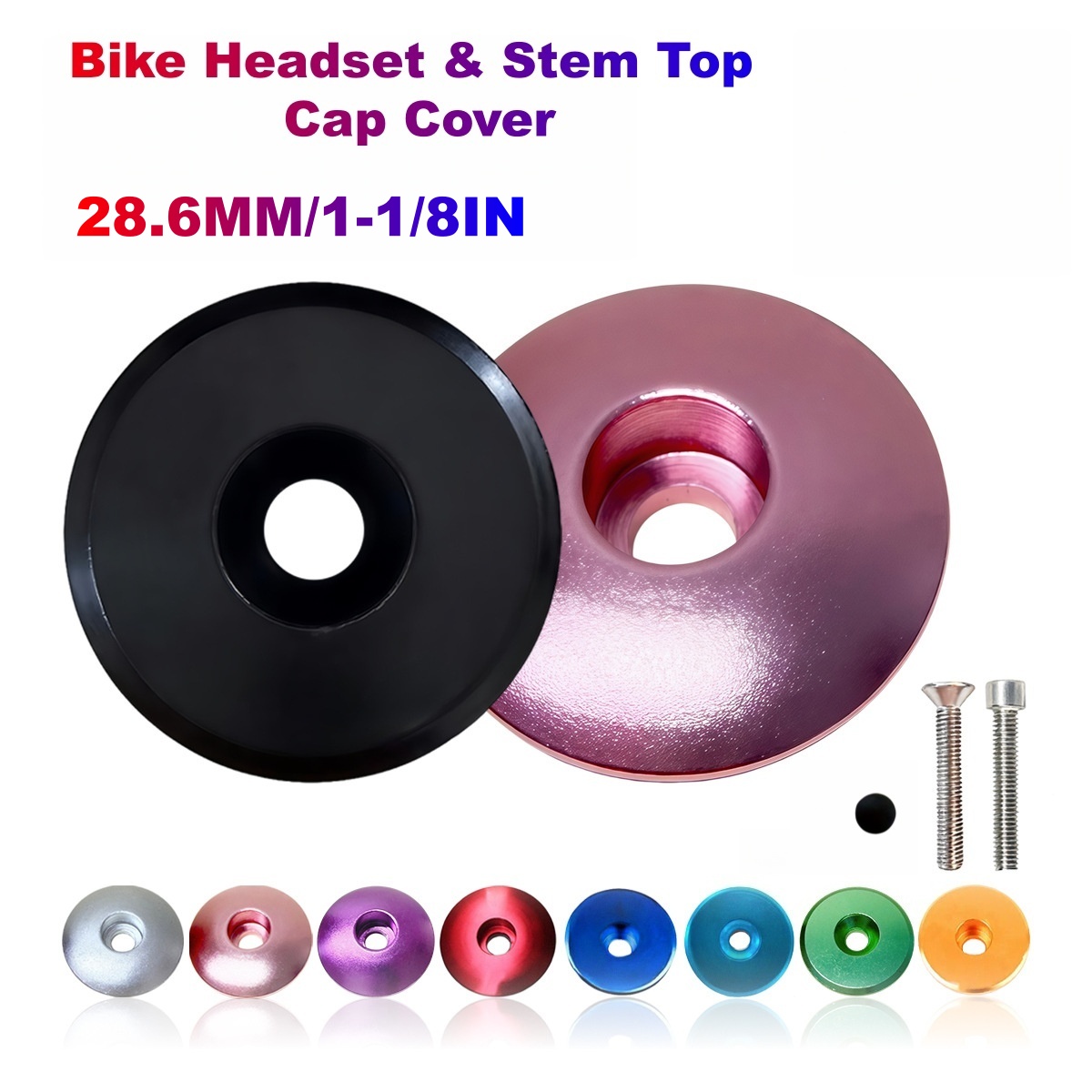 1-1/8 Inch Aluminum Bike Heads - Snapback Hat Flat 评论和价格