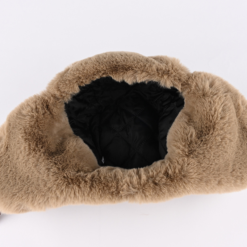 Russia Winter Faux fur Hat Uni - Winter Trapper Hat 评论和价格