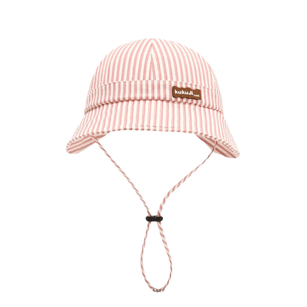 New Striped Baby Bucket Hat Ad - Sun Hat Wide Brim 评论和价格