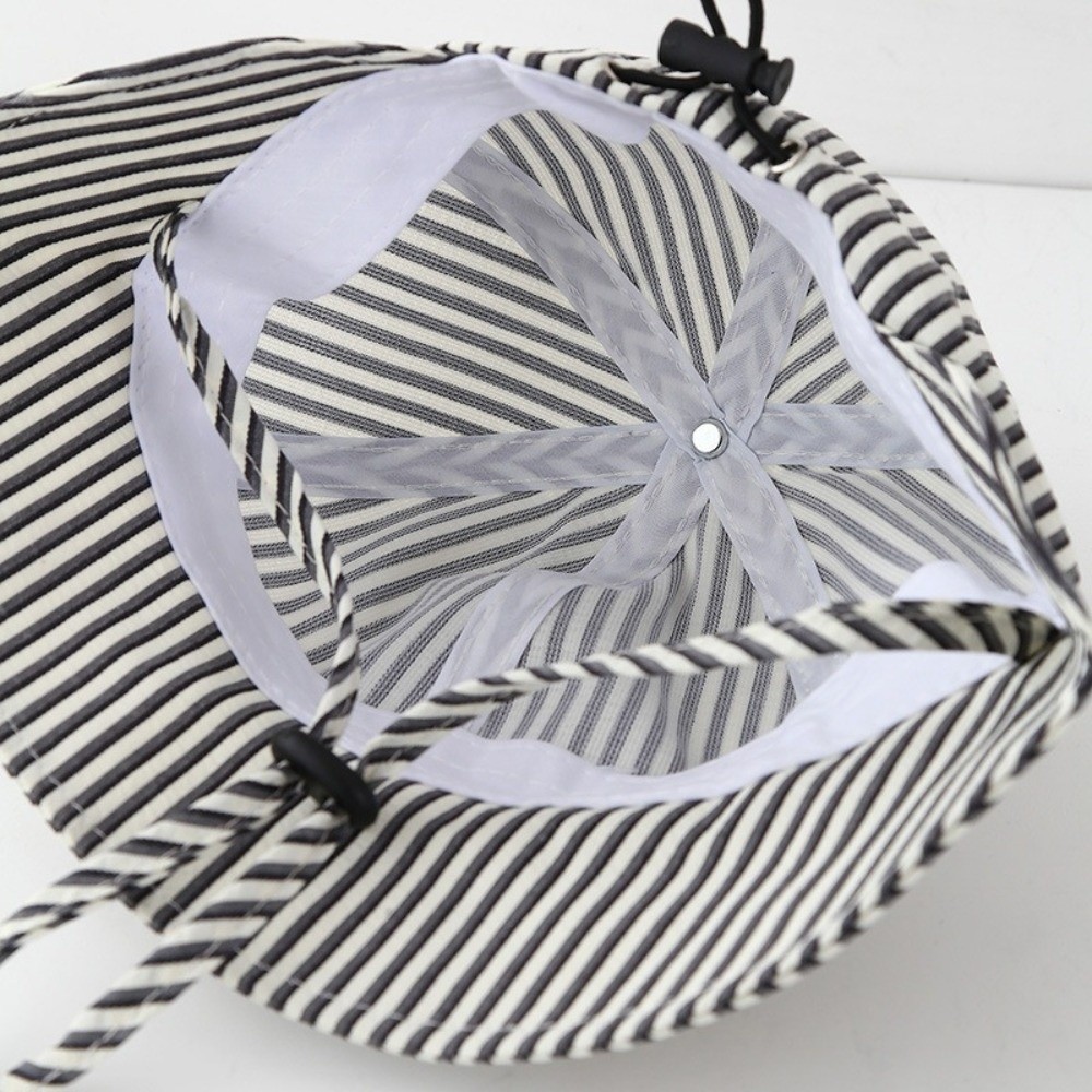 New Striped Baby Bucket Hat Ad - Sun Hat Wide Brim 评论和价格