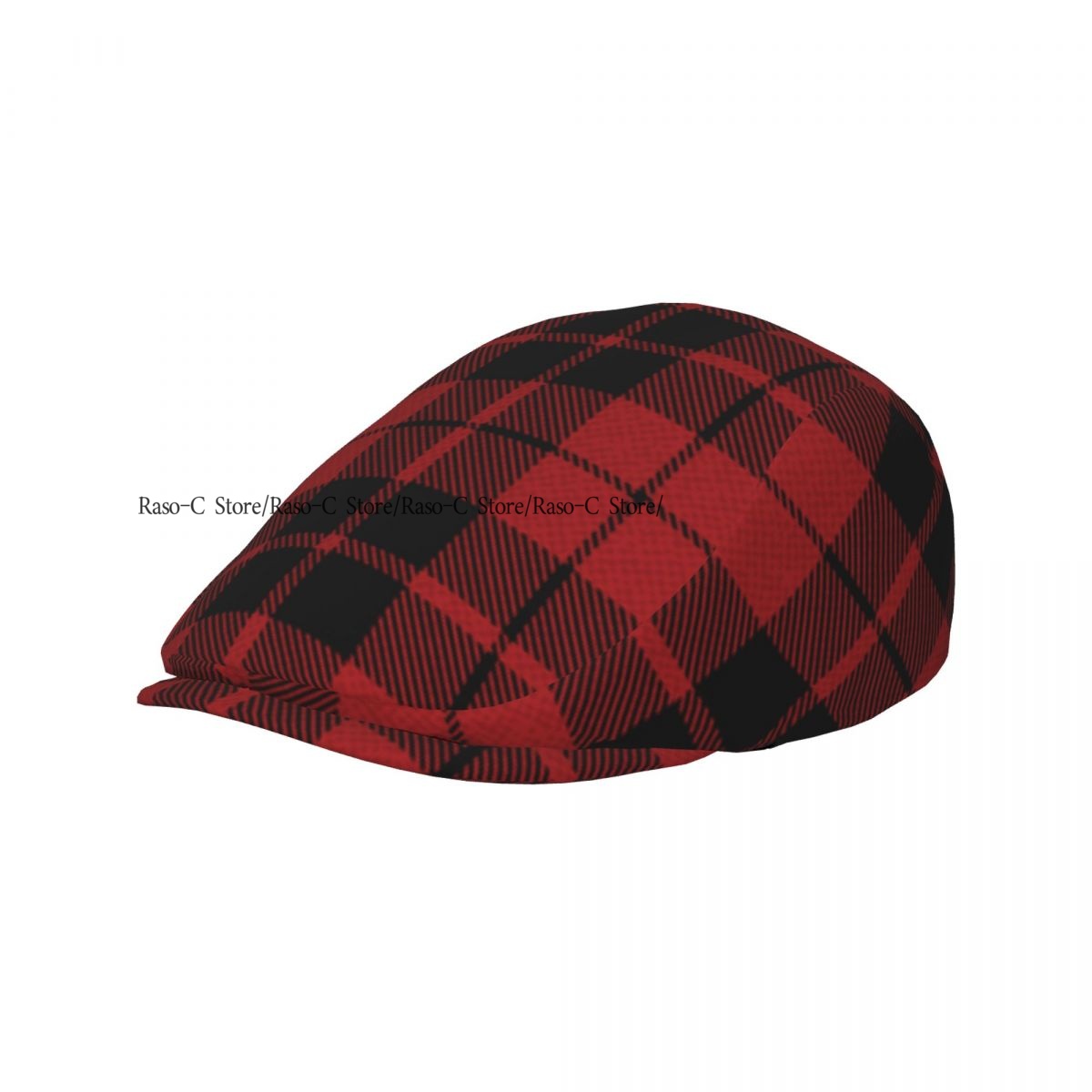 Adult Flat Cap Red Plaid Tarta - Newsboy Cap Ivy 评论和价格