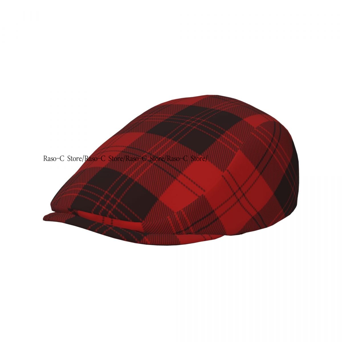 Adult Flat Cap Red Plaid Tarta - Newsboy Cap Ivy 评论和价格